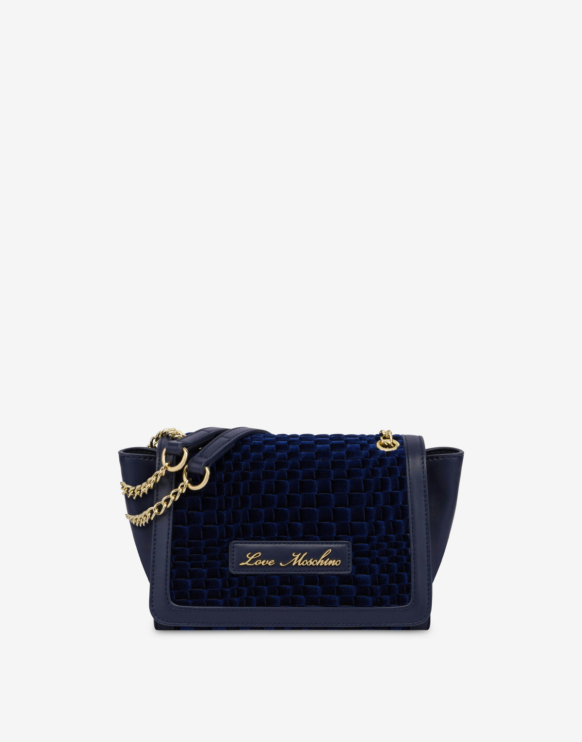 Love Moschino Sac D’épaule Tissé Velvet Woven