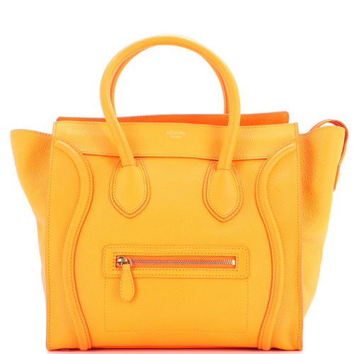 CELINE Luggage Bag Grainy Leather Mini