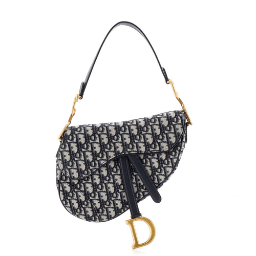 Saddle Handbag Oblique Canvas Medium