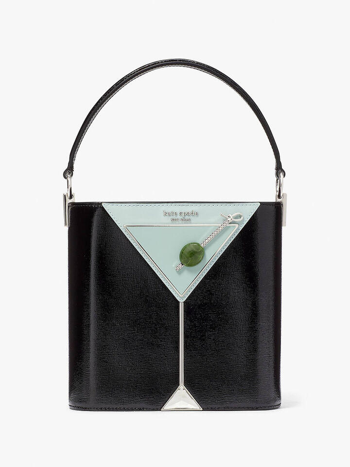 Kate Spade Au Shaken Not Stirred Martini Embellished Top-handle Crossbody