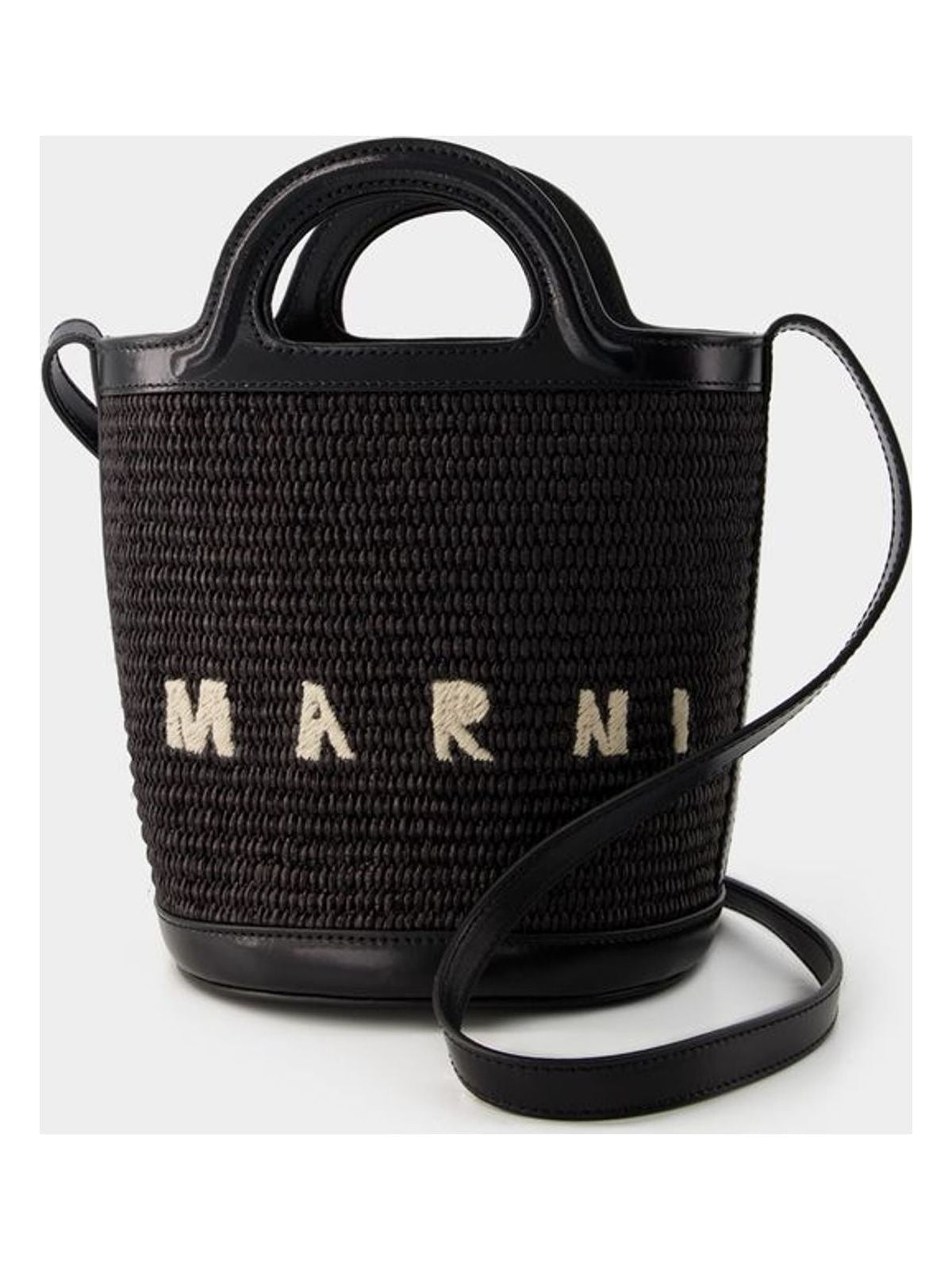 Marni Women's Tropicalia Mini Bag in Black | SCMP0056Q1P386000N99