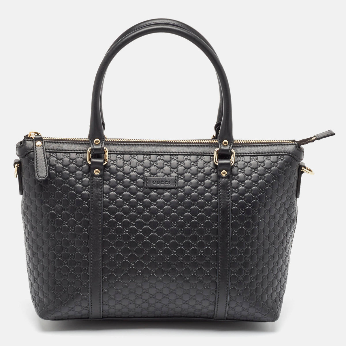 Gucci Black Microguccissima Leather Joy Tote