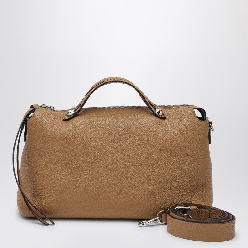 Fendi Women's Bag By The Way Selleria Large Beige in Brown | 8BL156ASU2