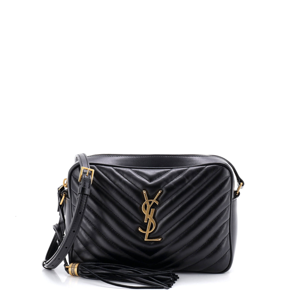 Saint Laurent Lou Camera Bag Matelasse Chevron Leather Small