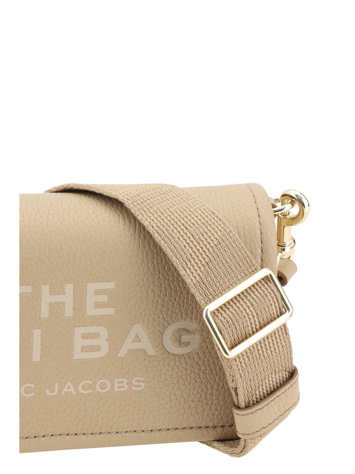 Marc Jacobs Marc Jacobs Shoulder Bag Leather Flap - Beige
