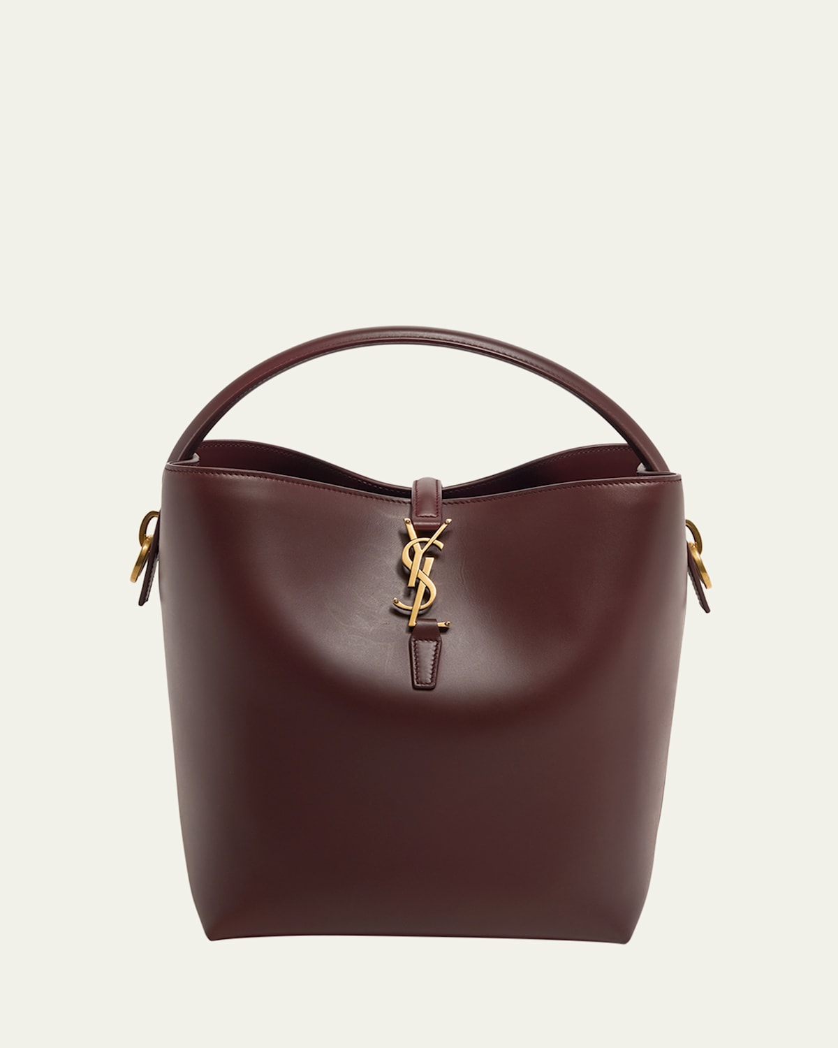 Saint Laurent Le 37 YSL Bucket Bag in Smooth Leather