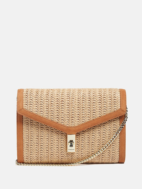 Lisa Raffia Envelope Crossbody