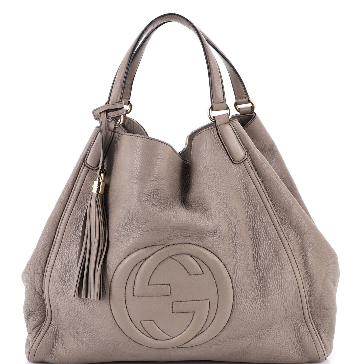 Gucci GUCCI Soho Shoulder Bag Leather Large