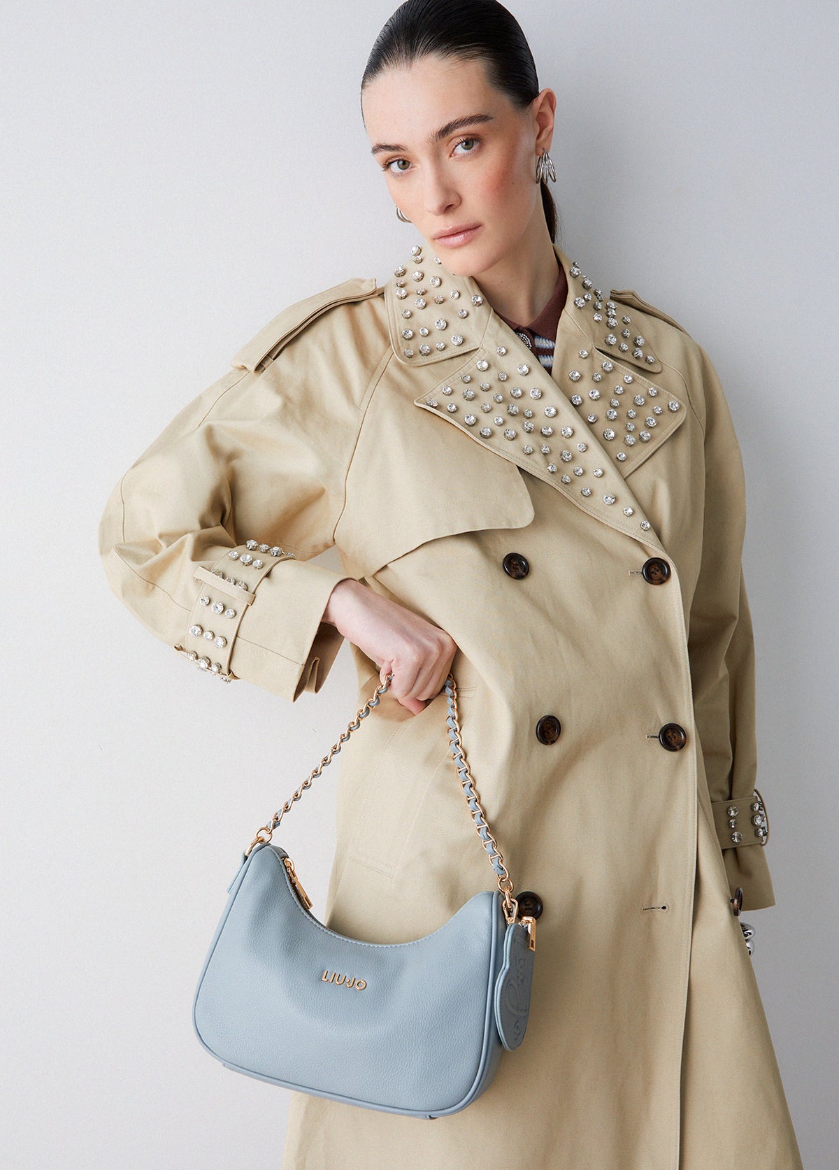 Liujo Liu Jo Sac Hobo Petit Format Avec Porte-monnaie