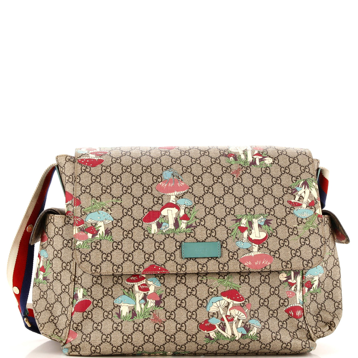 Gucci GUCCI Diaper Bag Printed GG Coated Canvas