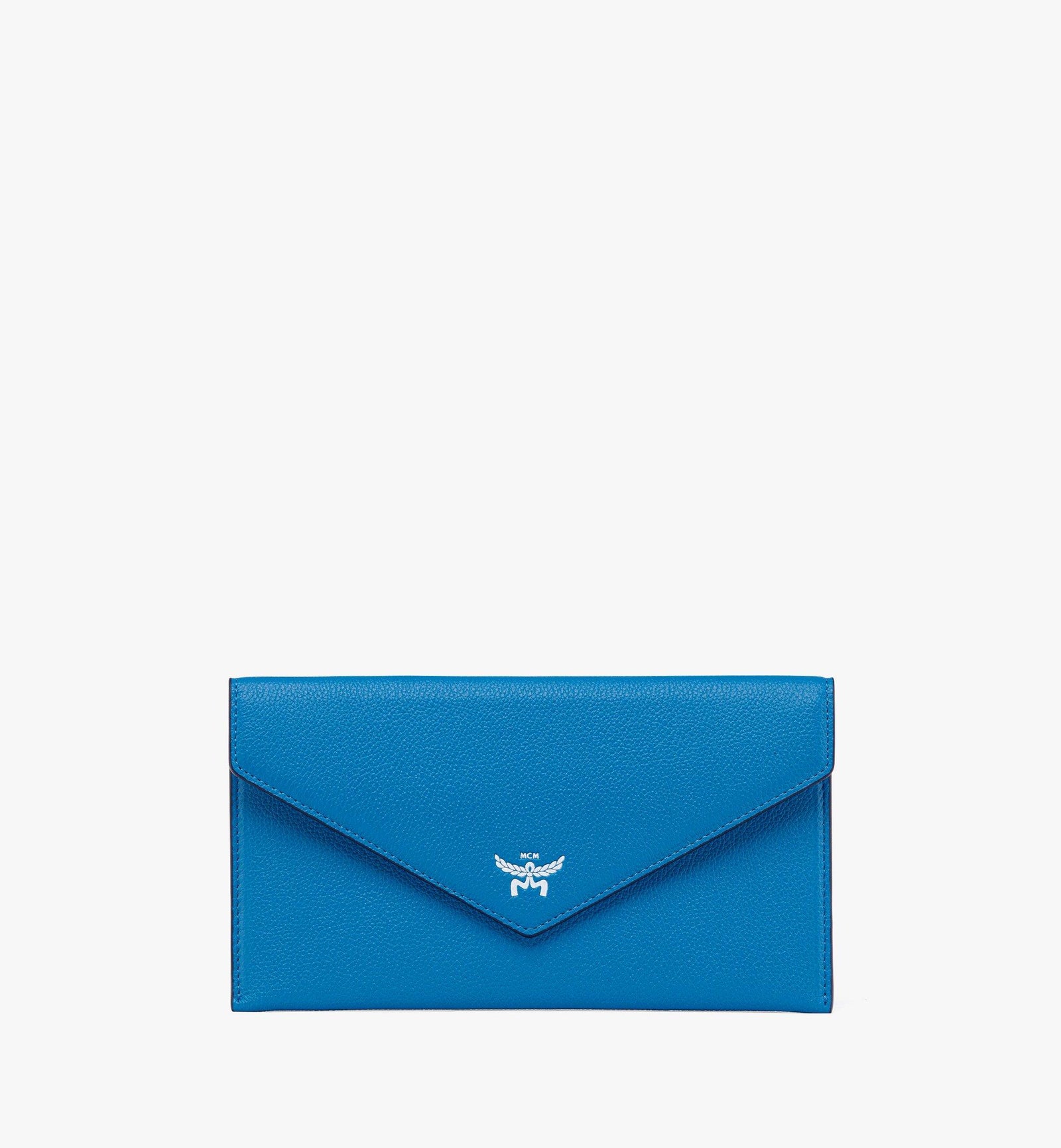 MCM Himmel Continental Pouch In Embossed Leather