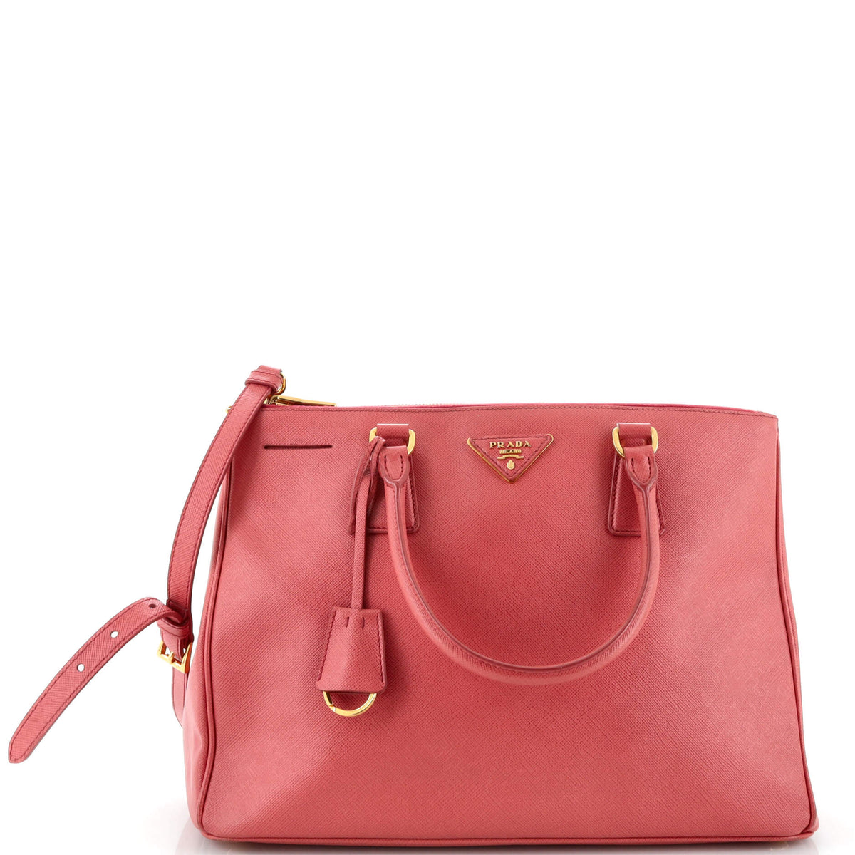 Prada PRADA Double Zip Lux Tote Saffiano Leather Large