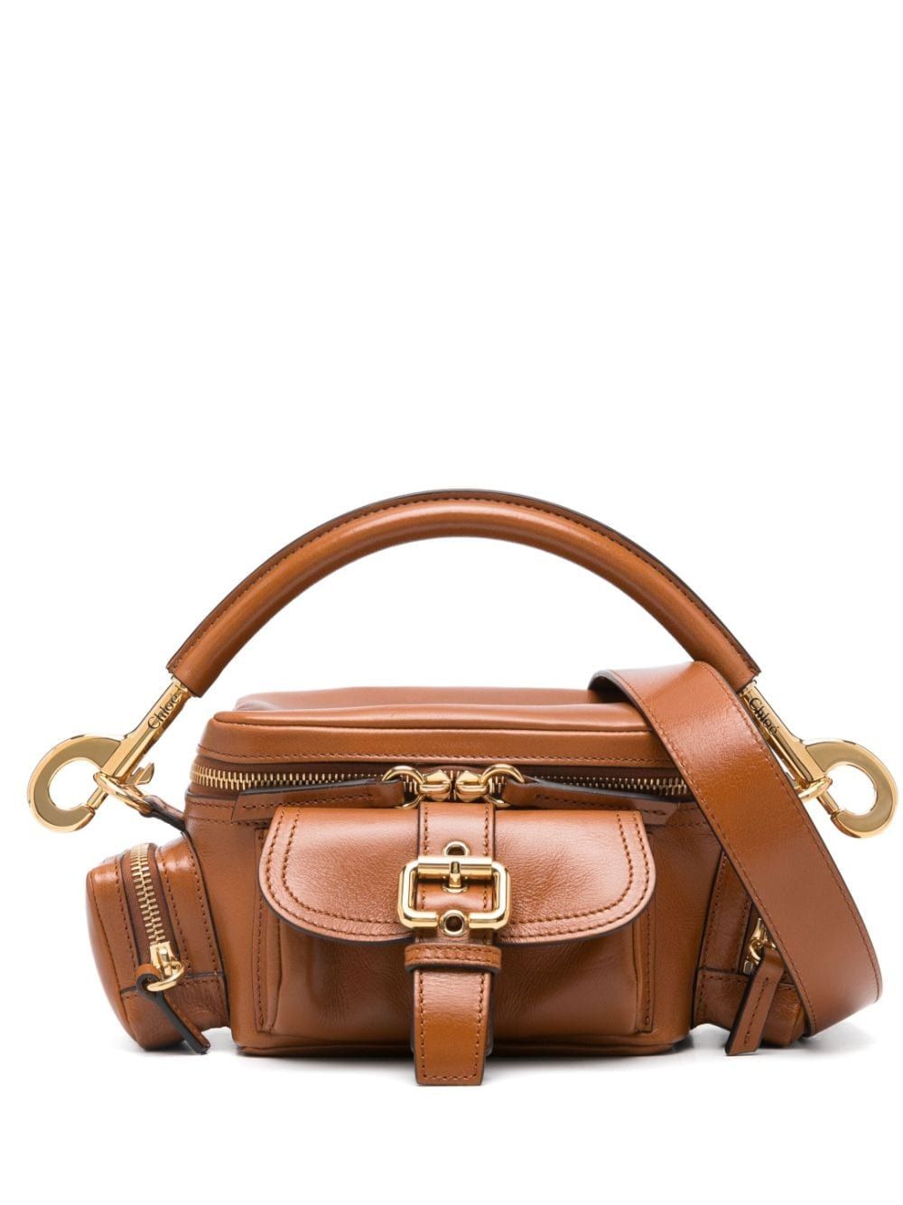 Chloé Women's Leather Camera Bag in Leather Brown | Size UNI | CHC24AS533N8326M