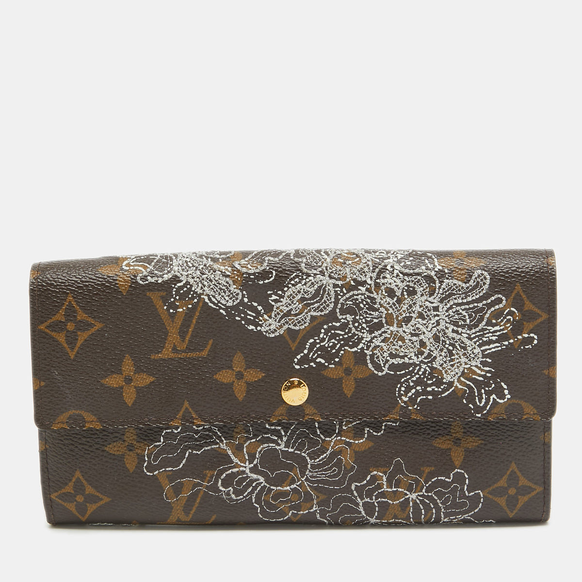 Louis Vuitton Monogram Canvas Dentelle Sarah Wallet