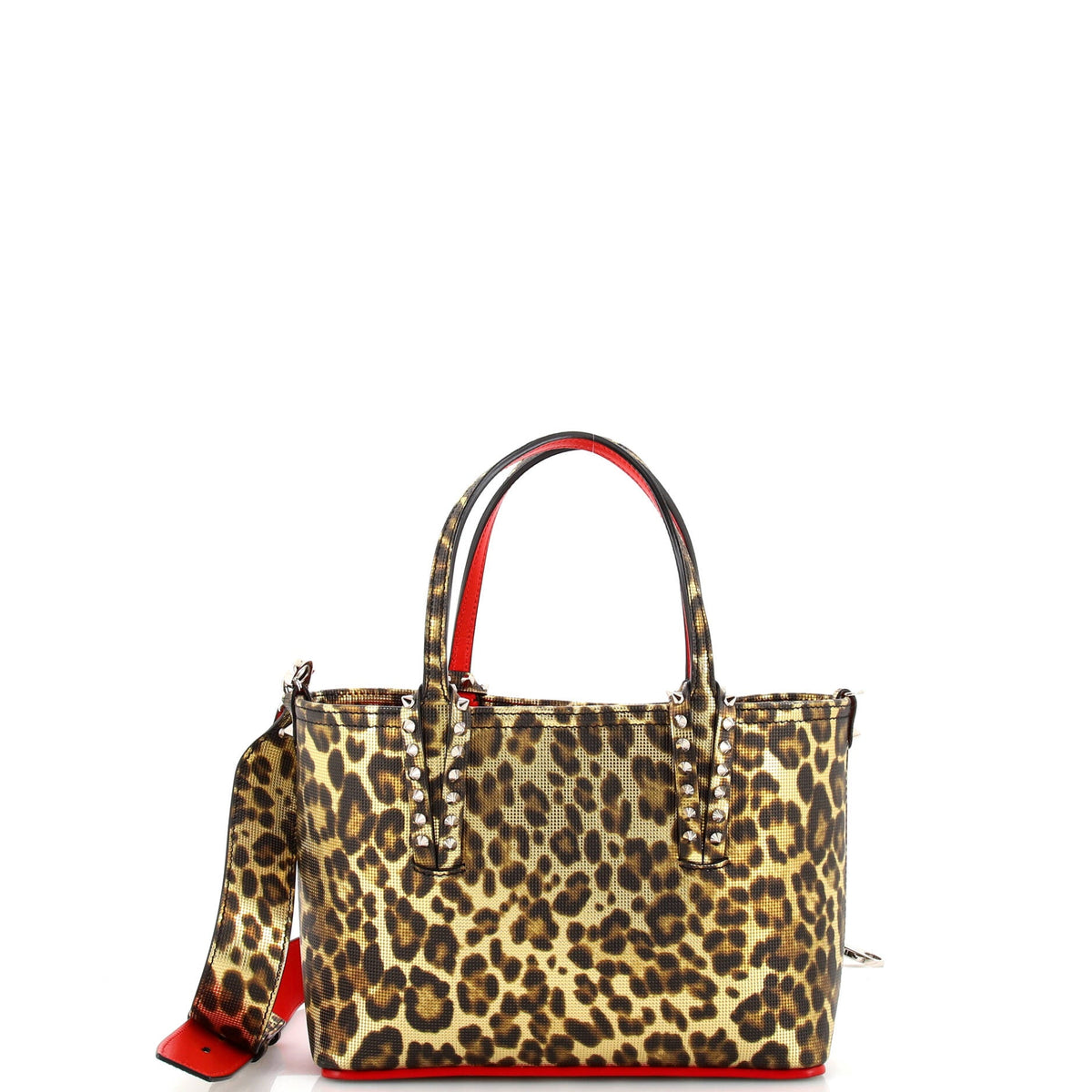 Christian Louboutin Cabata East West Tote Printed Leather Mini