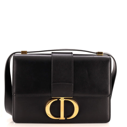 30 Montaigne Flap Bag Leather