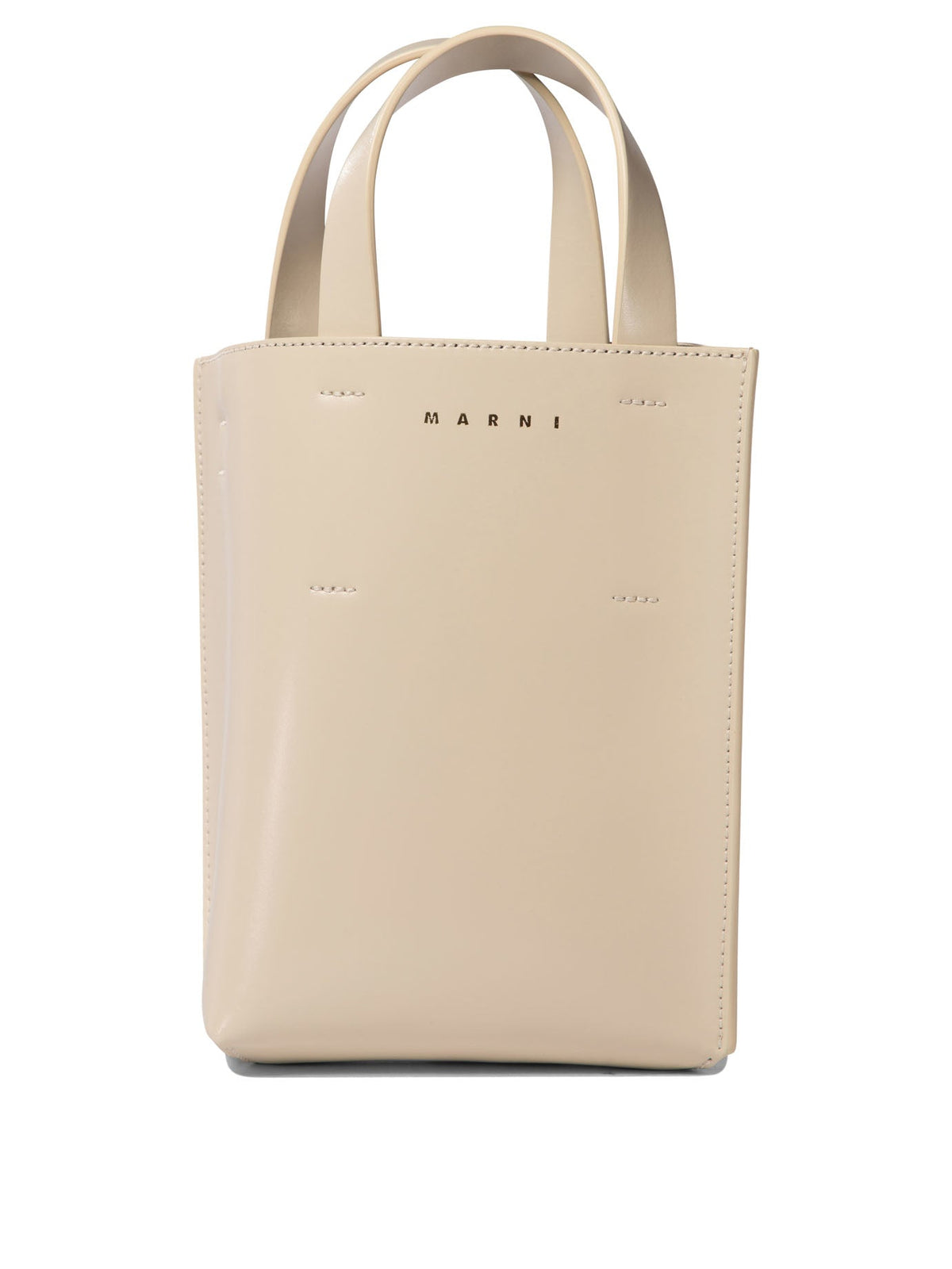 Marni Women's Museo Nano Handbag in Beige | SHMP0050U0LV63900W23