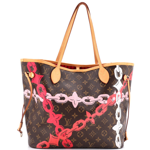 Neverfull NM Tote Limited Edition Bay Monogram Canvas MM