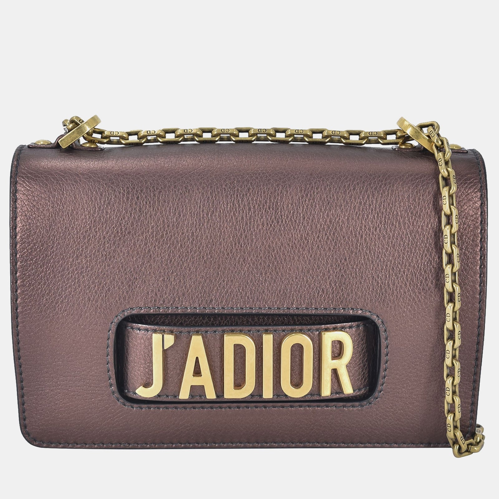 Dior Mittelgroße J'Adior-Tasche mit Kettenüberschlag