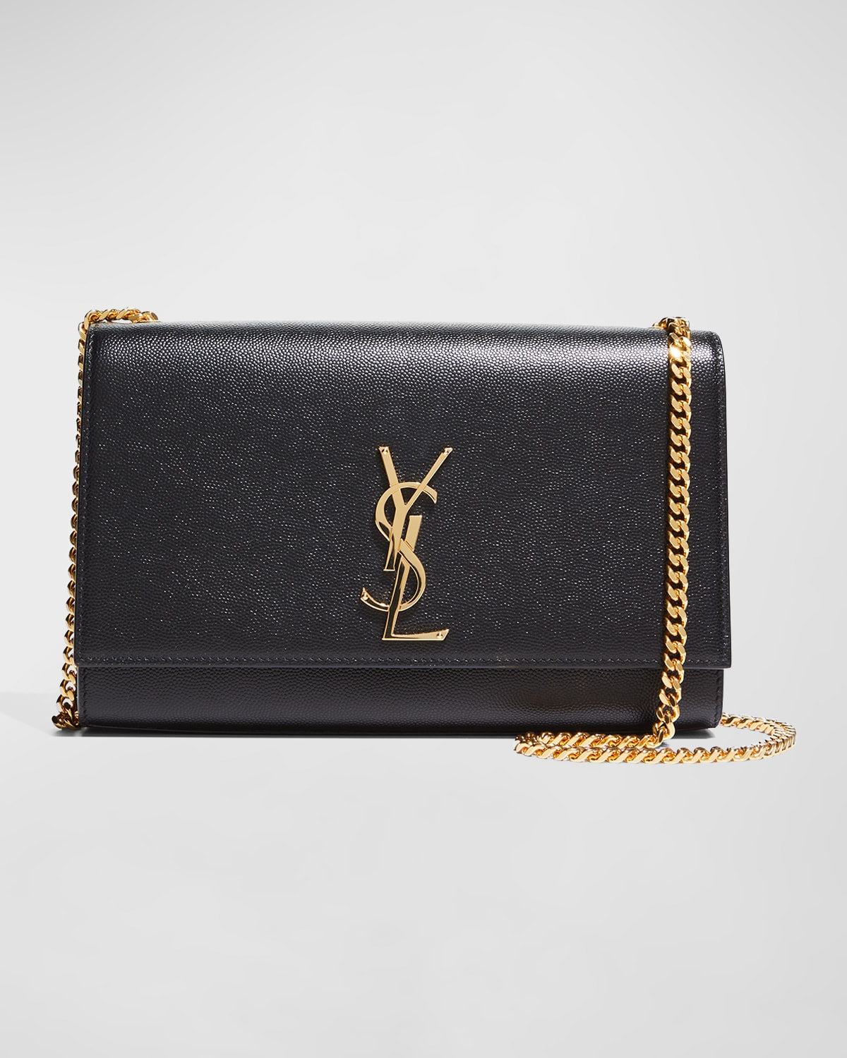 Saint Laurent Umhängetasche „Kate Medium YSL“ aus genarbtem Leder