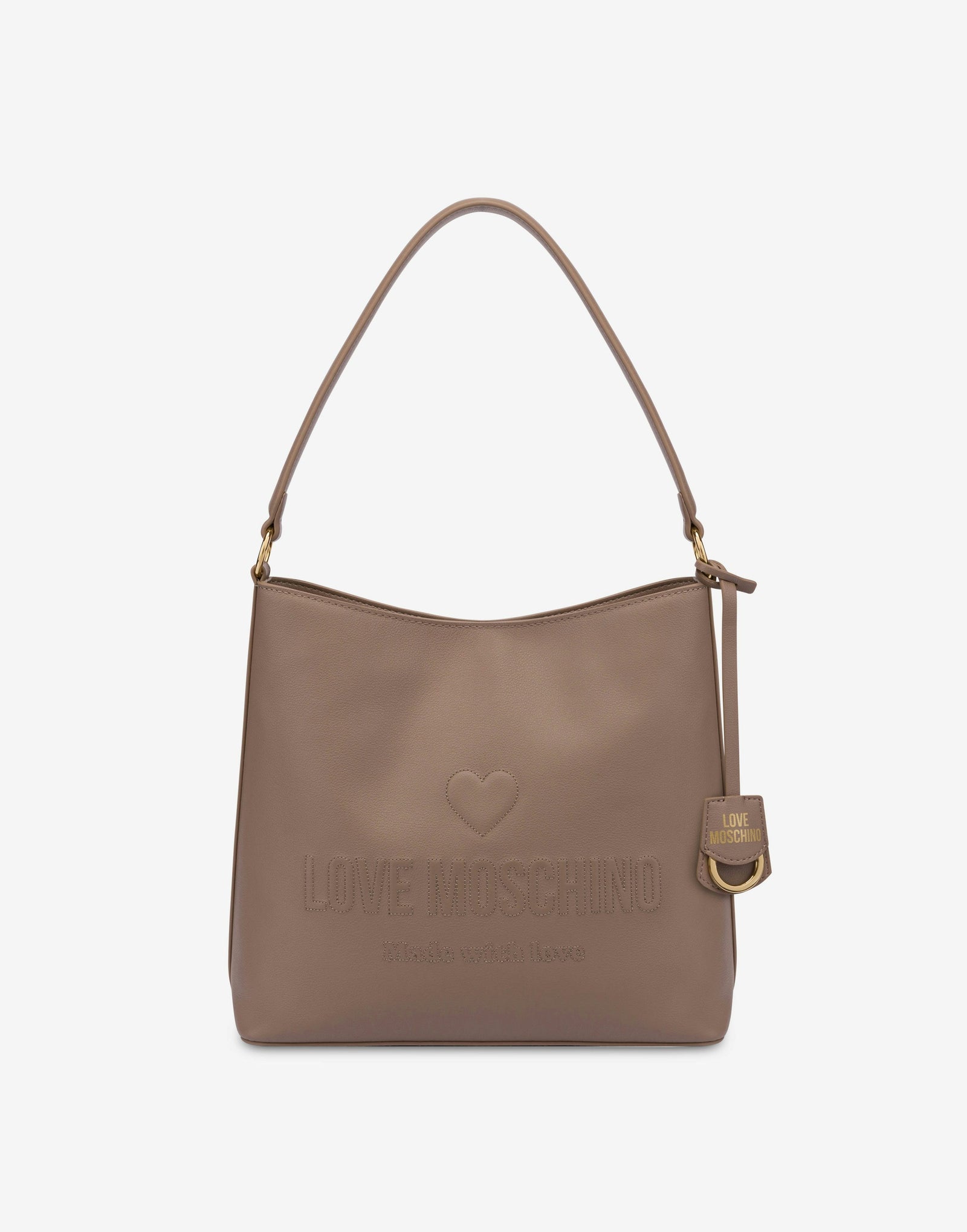 Love Moschino Sac Hobo En Cuir De Veau Love Embossed