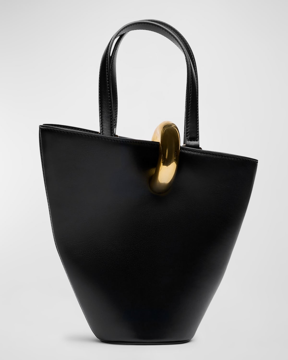 Jacquemus Le Petit Bambola Ring Leather Bucket Bag
