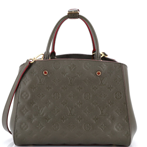 Montaigne Handbag Monogram Empreinte Leather MM