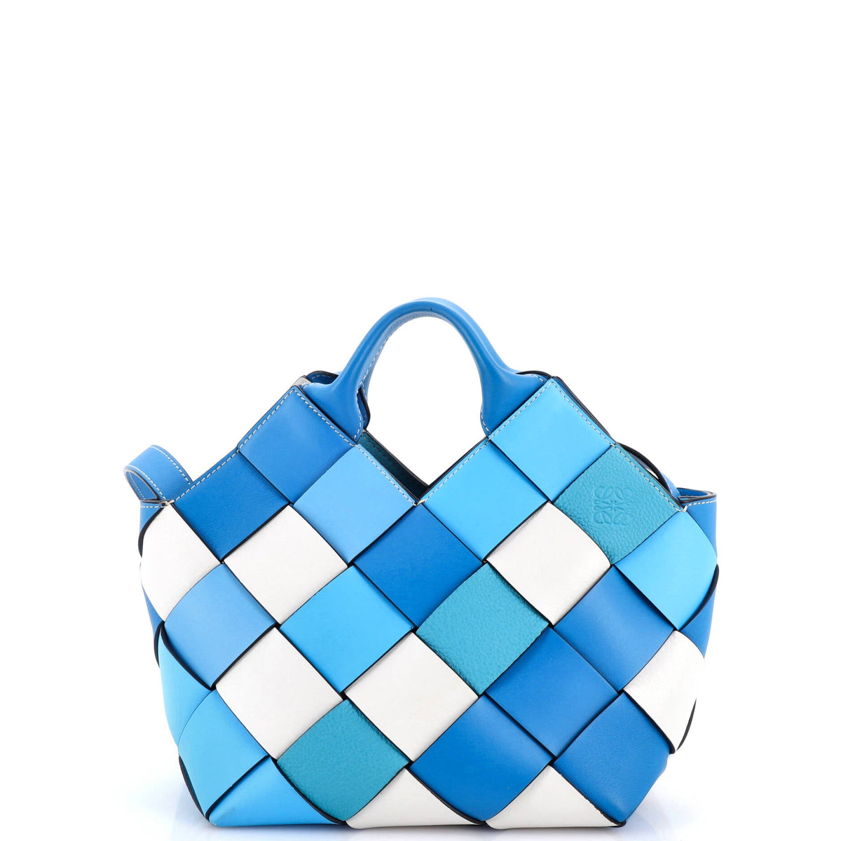 Loewe LOEWE Woven Basket Bag Leather Small