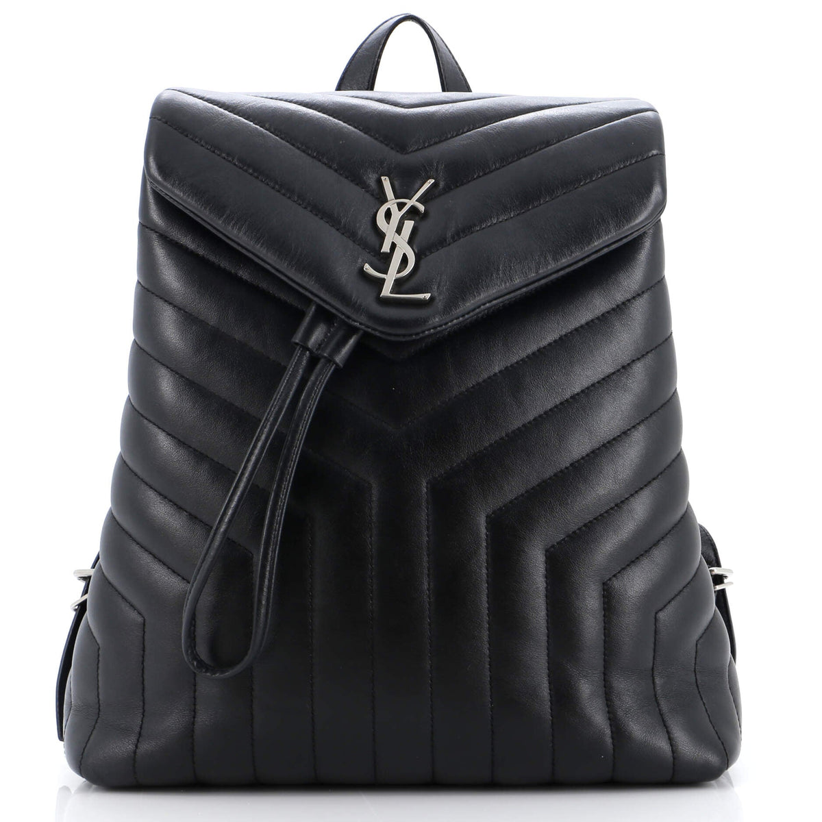 Saint Laurent LouLou Backpack Matelasse Chevron Leather Medium