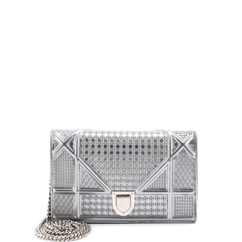 Diorama Flap Bag Cannage Embossed Calfskin Mini