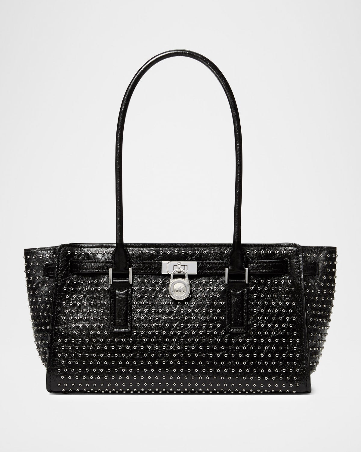 Michael Kors Hamilton Moderne Grommet Leather Shoulder Bag