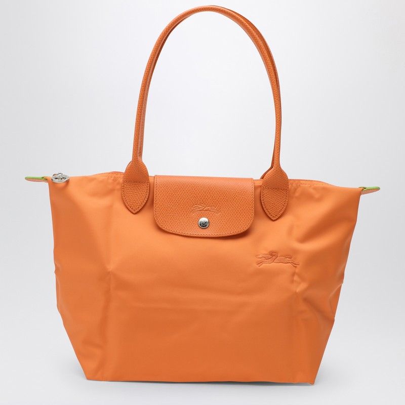 Longchamp Women's Le Pliage Green M Shoulder Bag in Arancio | L2605919
