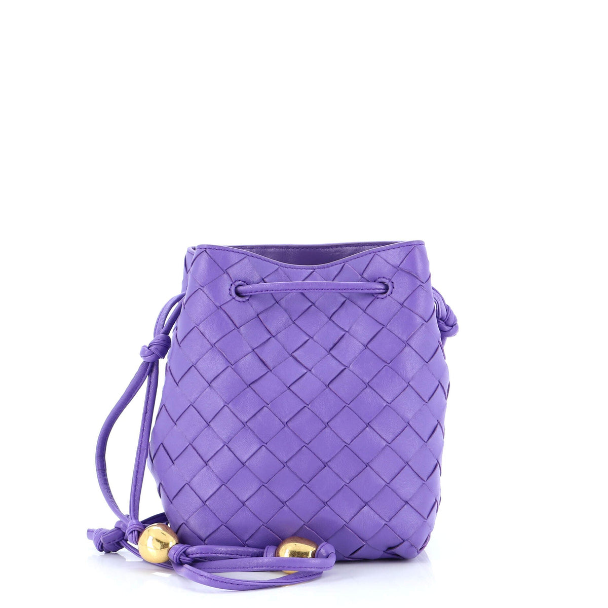 Bottega Veneta Cassette Bucket Bag Intrecciato Nappa Mini