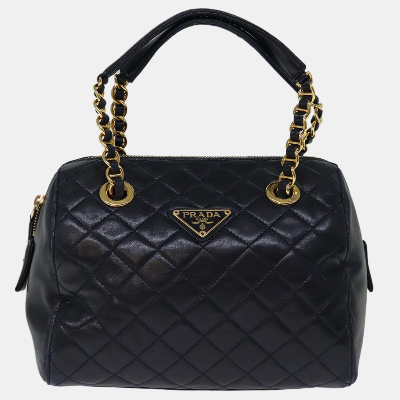 Prada Navy Leather handbag