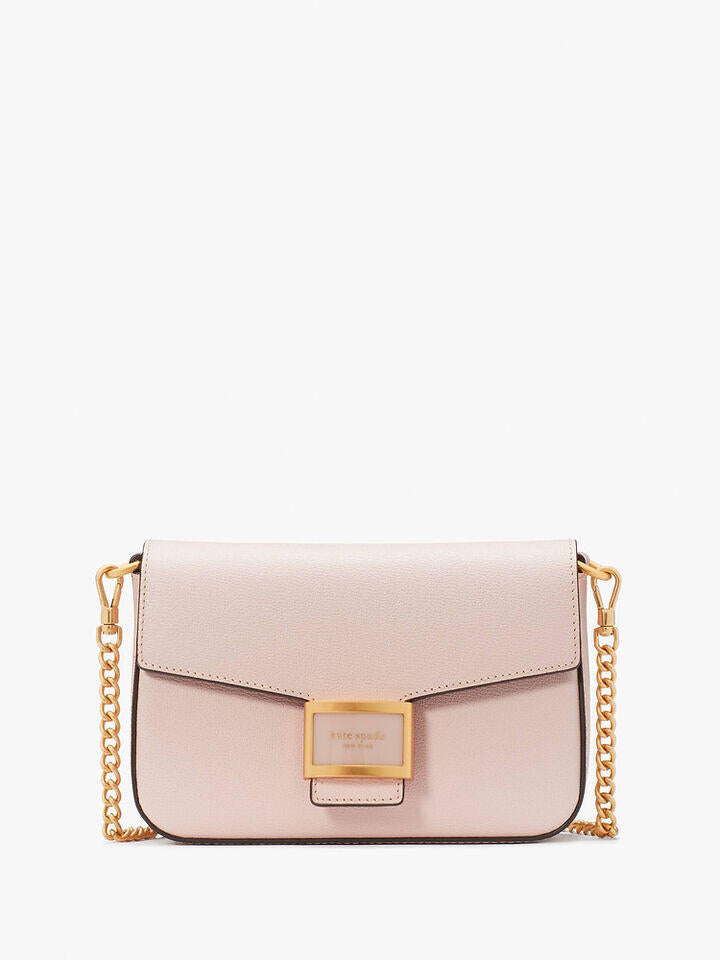 Kate Spade Au Katy Textured Leather Flap Chain Crossbody