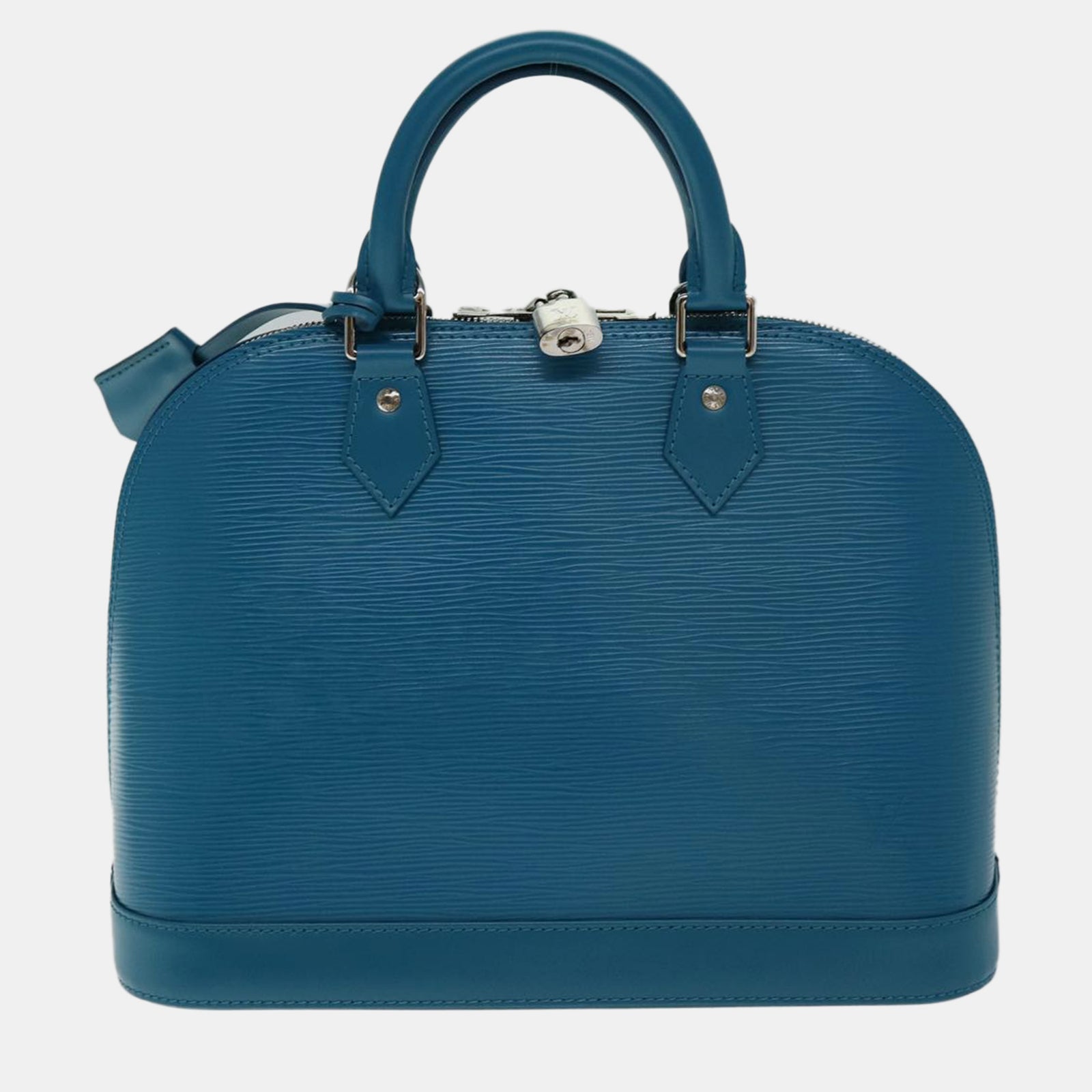 Louis Vuitton Blaue Alma PM-Umhängetasche aus Epi-Leder