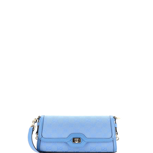 GUCCI Luce Shoulder Bag Canvas Small