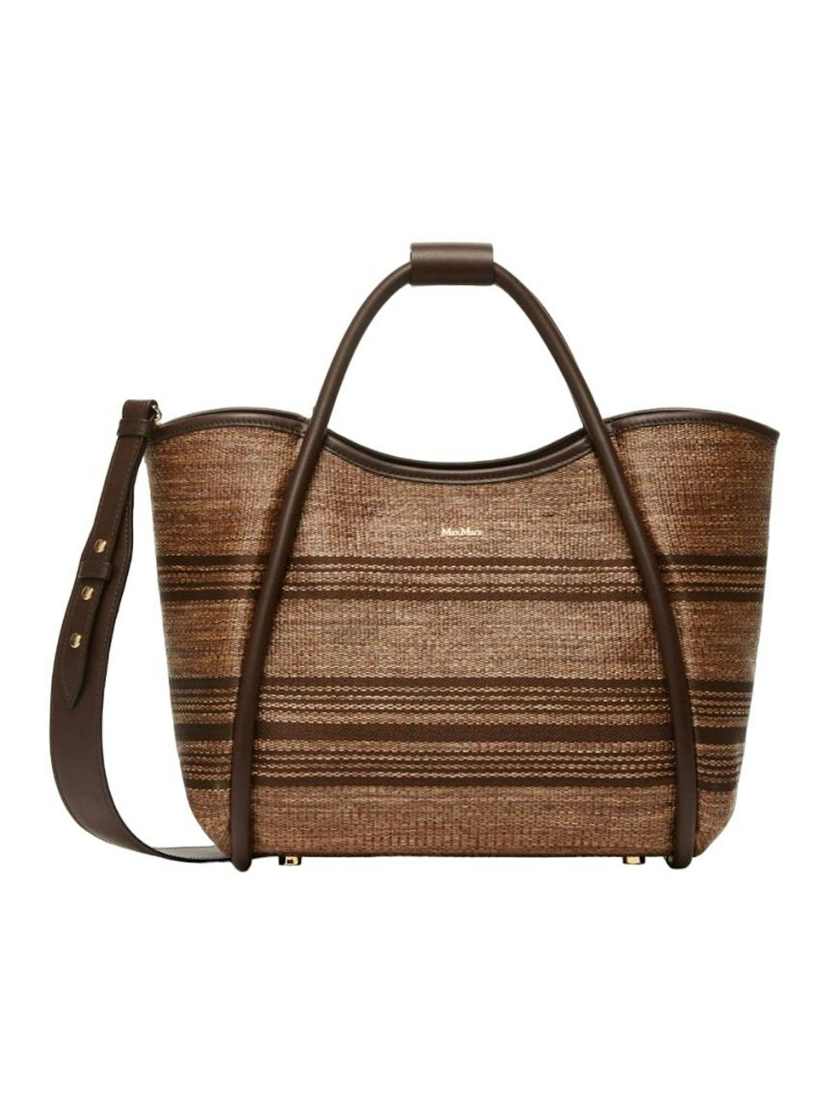 Max Mara Women's Marinestripes Handbag Tobacco | 2414511082600003