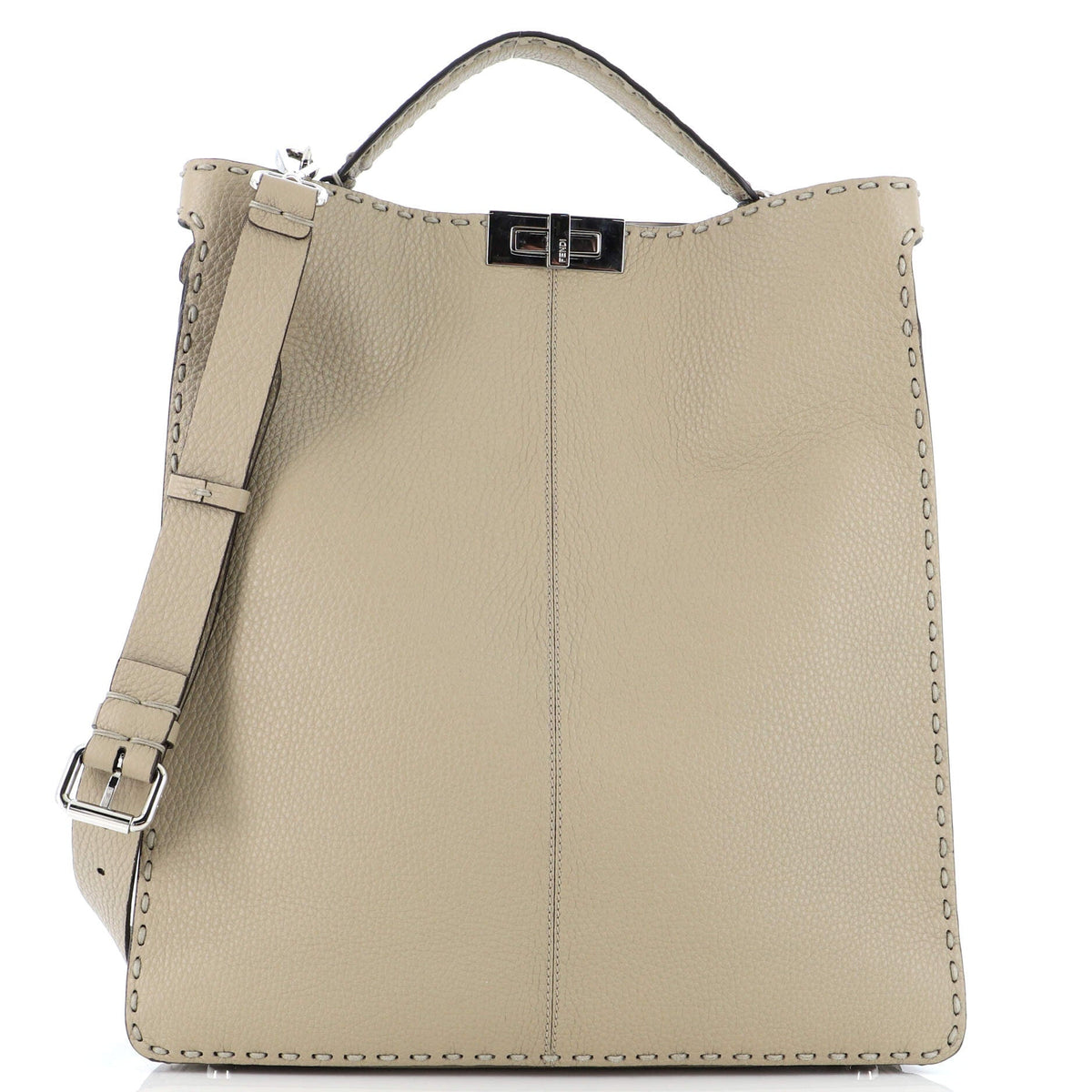 Fendi FENDI Peekaboo ISeeU Tote Leather Large