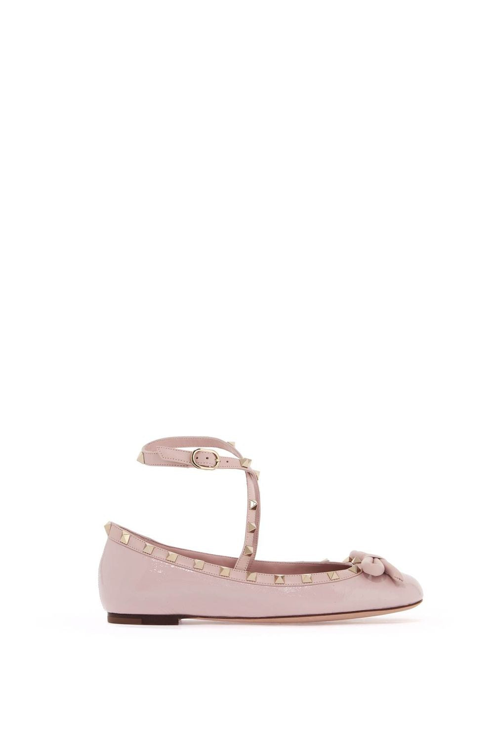 Valentino Garavani Women's 'patent Leather Rockstud in Rosa | Size IT 39 | 5W2S0HB6WUS