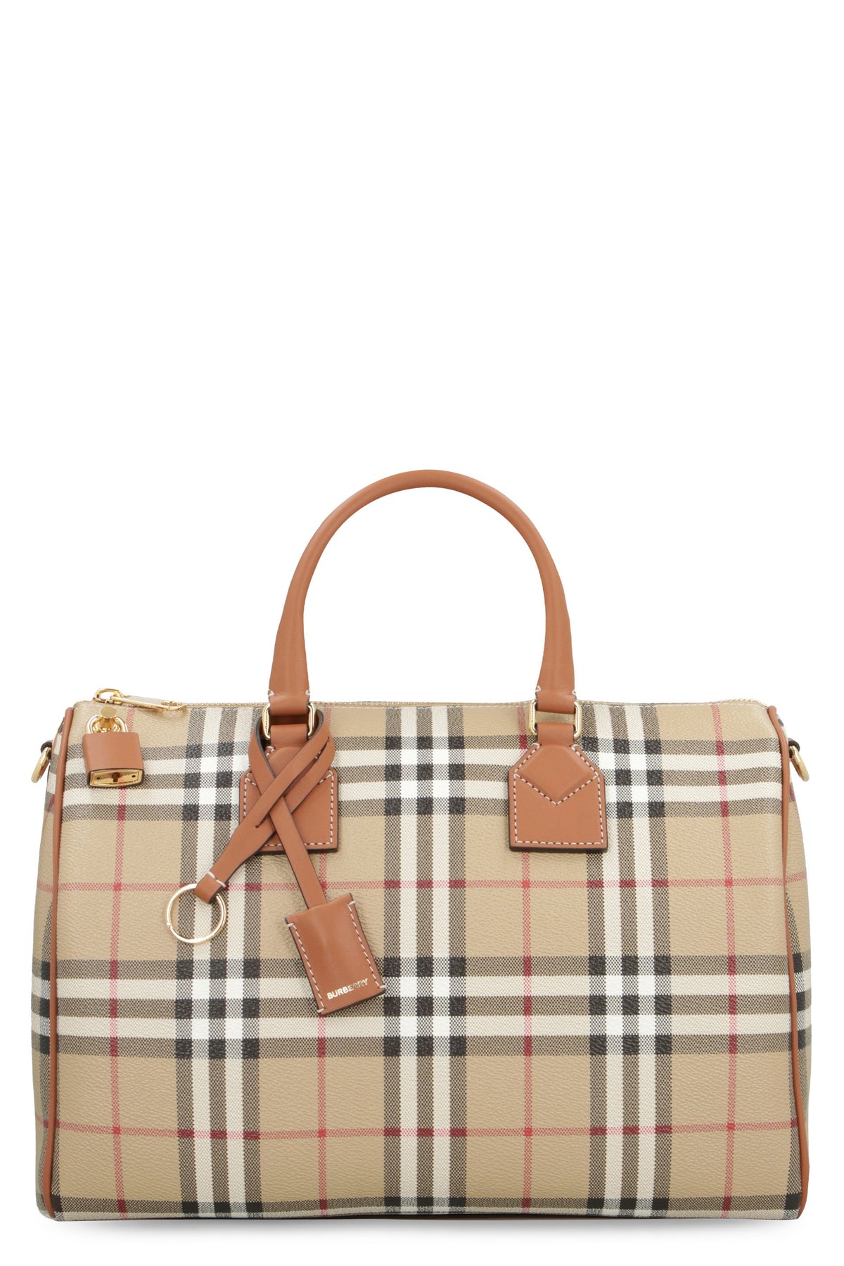 Burberry Women's Coated Canvas Medium Bowling Bag | 8071355147587 Color A9534