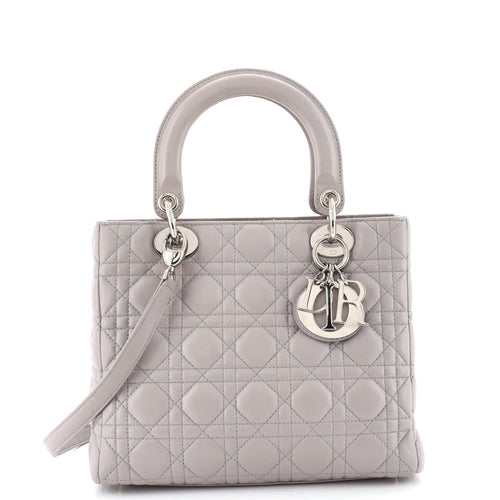 Lady Dior Bag Cannage Quilt Lambskin Medium