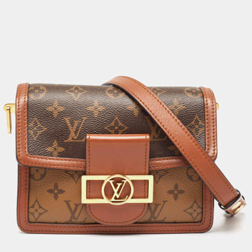 Reverse Monogram Canvas Mini Dauphine Bag