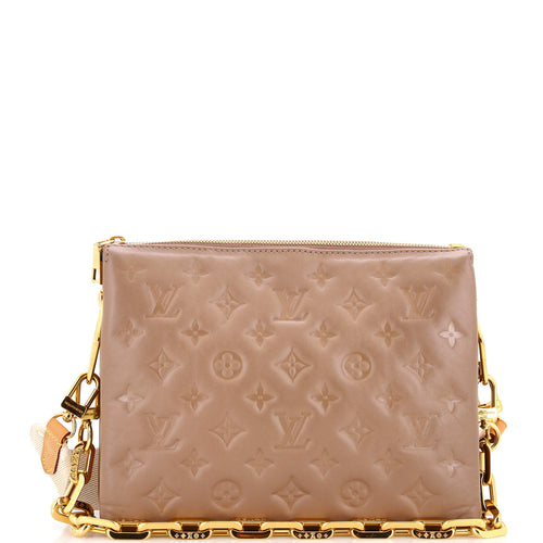 Coussin Bag Monogram Embossed Lambskin PM