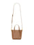 Women's Fox-Coloured Leather Mini Shopping Bag In Box in Brown | 773995AADDI