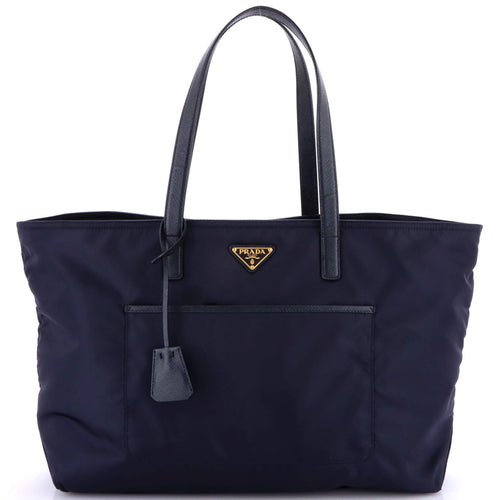 PRADA Re-Edition 1978 Pocket Tote Re-Nylon with Saffiano Leather Large