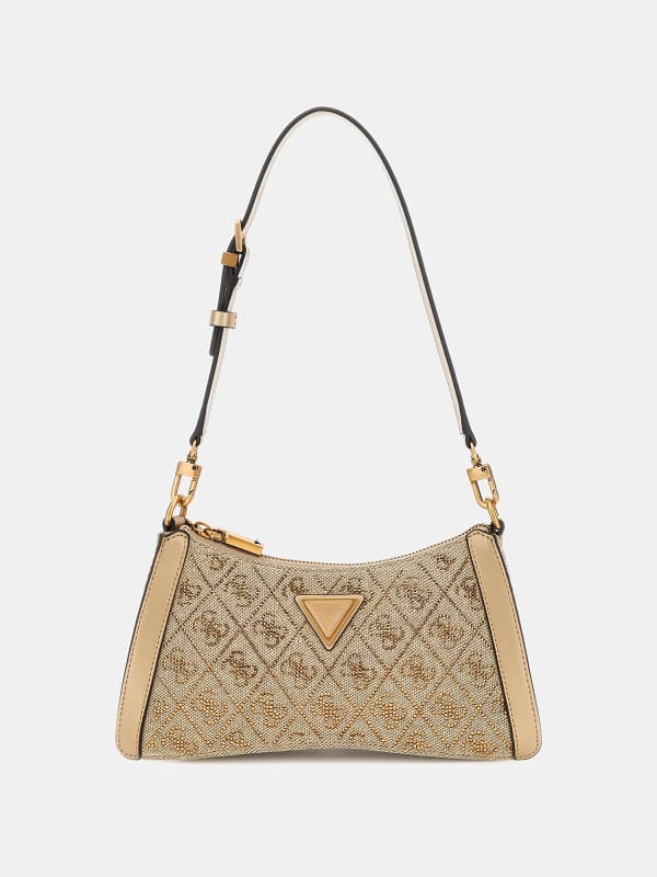 Guess Sac à bandoulière avec logo Dili 4G et strass