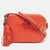 Orange Leather Mcgraw Camera Crossbody Bag