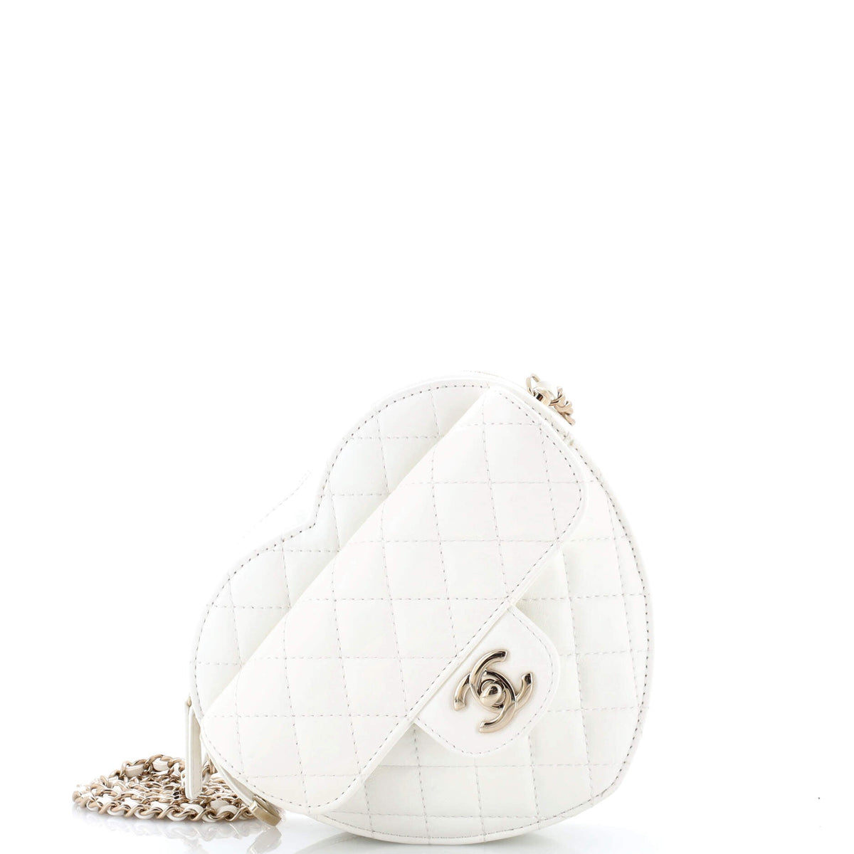 Chanel CHANEL CC in Love Heart Bag Quilted Lambskin