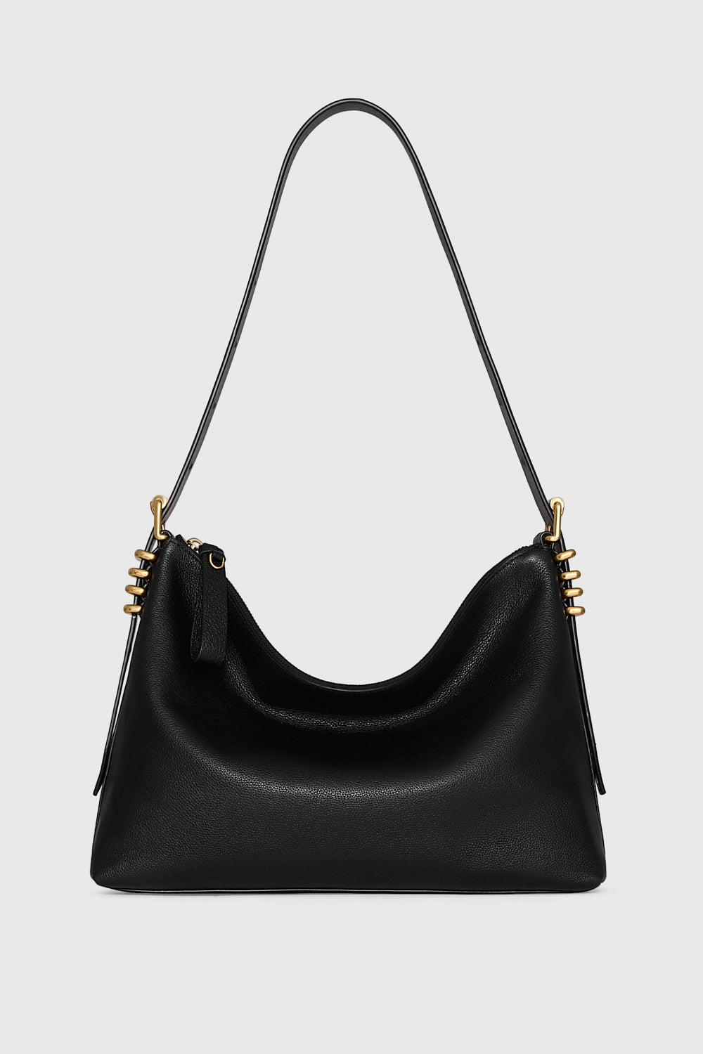 Rebecca Minkoff Buckle Up Shoulder Bag In Black